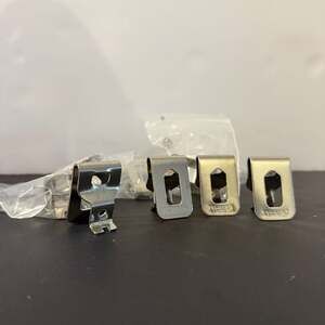DeWalt Lot of 9 Replacement Stainless Steel Tool Belt Clips N268241 N086039